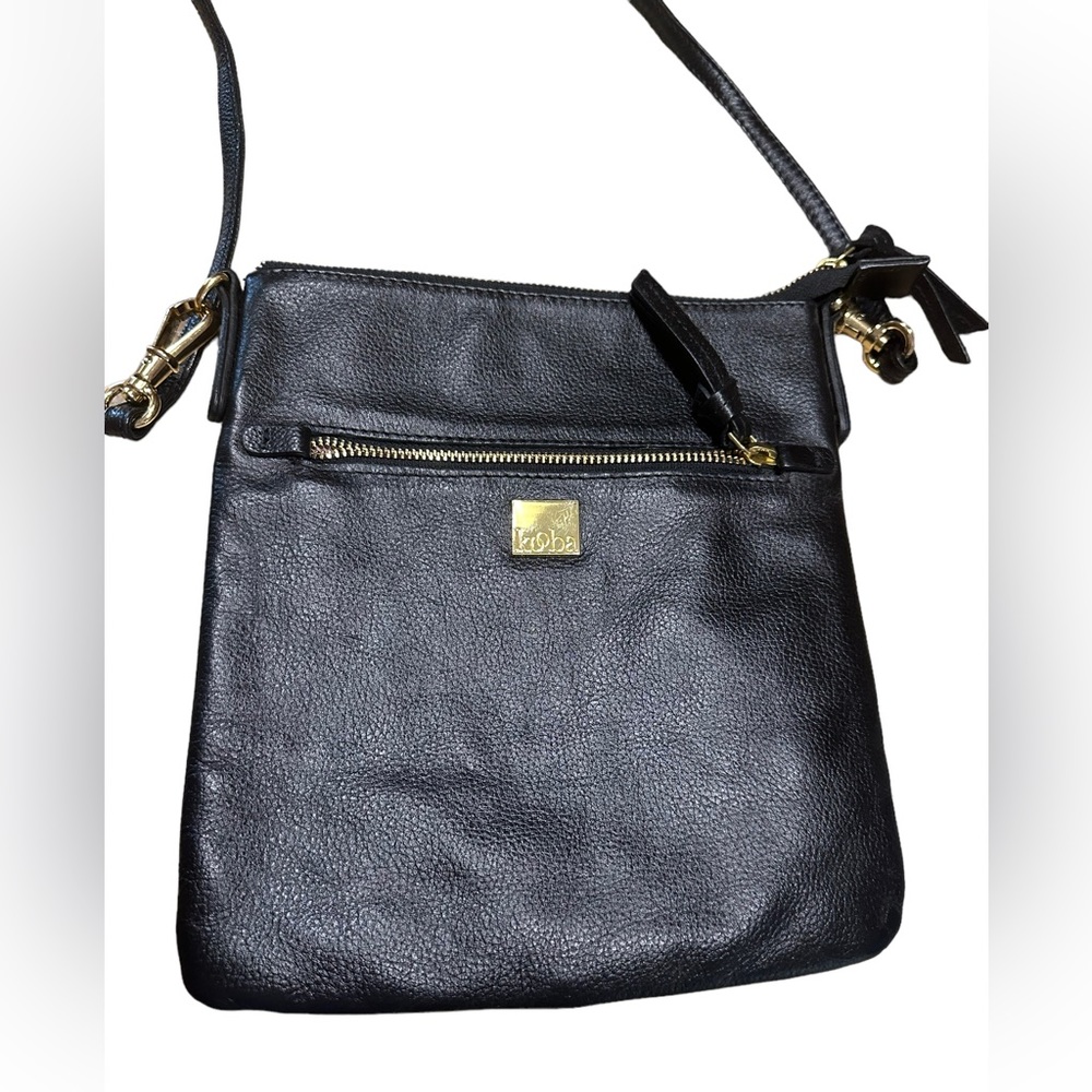 Kooba Black Leather Crossbody Purse